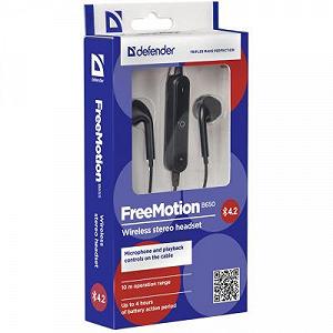 Наушники Defender FreeMotion B650 Bluetooth Black 63650 synthetic.ua - Фото 1