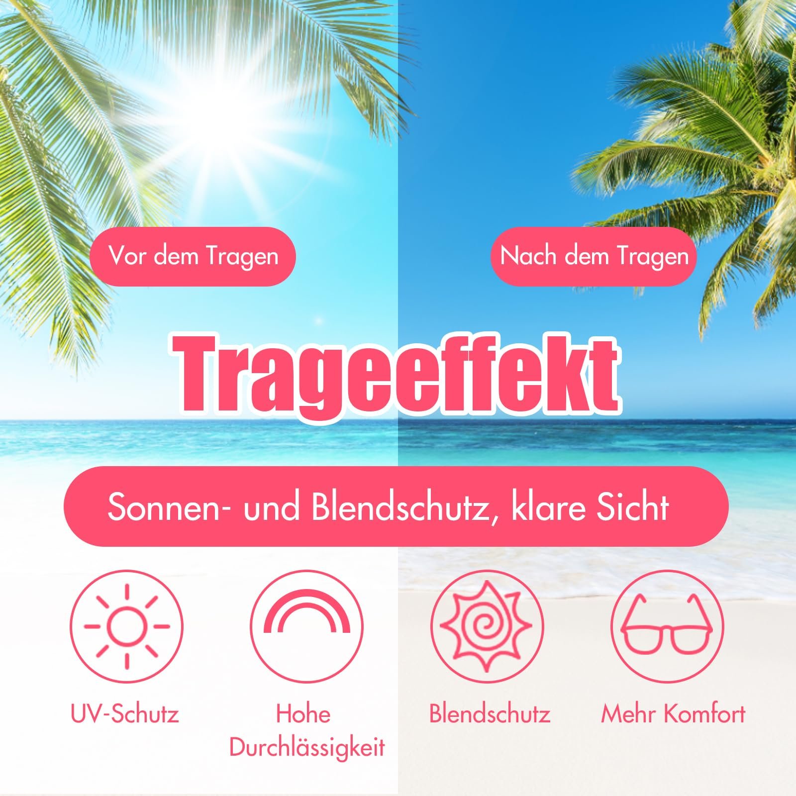 Сонцезахисні окуляри Серце ATSGJLZN, 12 шт., фото №5