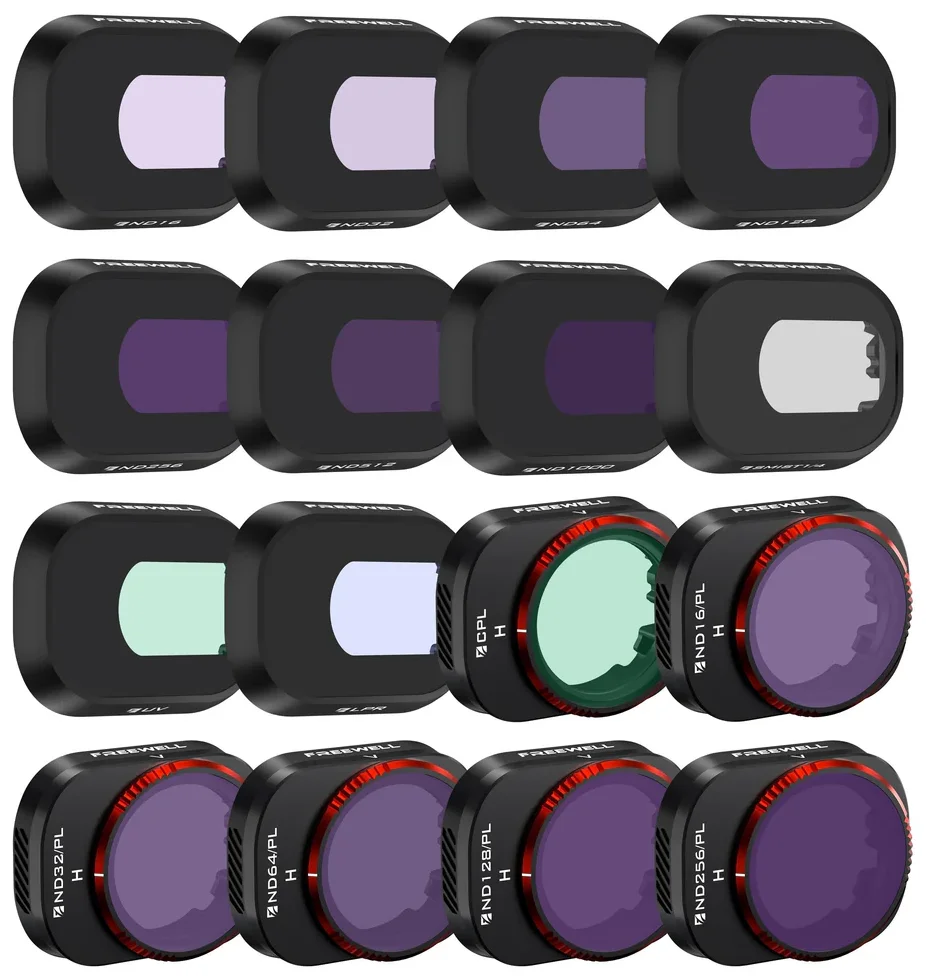 Комплект фільтрів Freewell Mega Kit для DJI Mini 4 Pro Чорний (‎FW-MN4-MEGA), фото №1