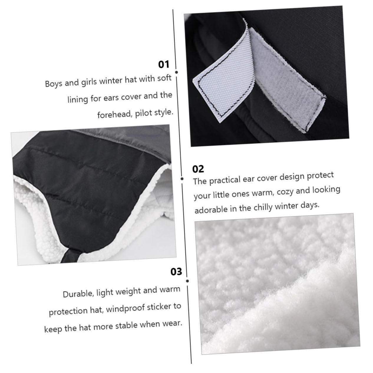 Шапка Healvian Шапка-пилот с ушанками Ветрозащитная, фото №6 Шапка Healvian Шапка-пилот с ушанками Ветрозащитная, фото №6