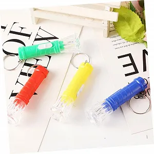 Фонарик карманный Yardwe 10 шт. Брелок Подарок для детей Мини фонарик Портативный ручной фонарик Брелок-подвеска synthetic.ua - Фото 1