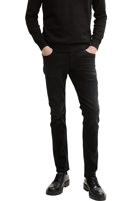 Джинси mens Jeans Troy Slim 1044968-10263 Tom Tailor Чорний  M, фото №1
