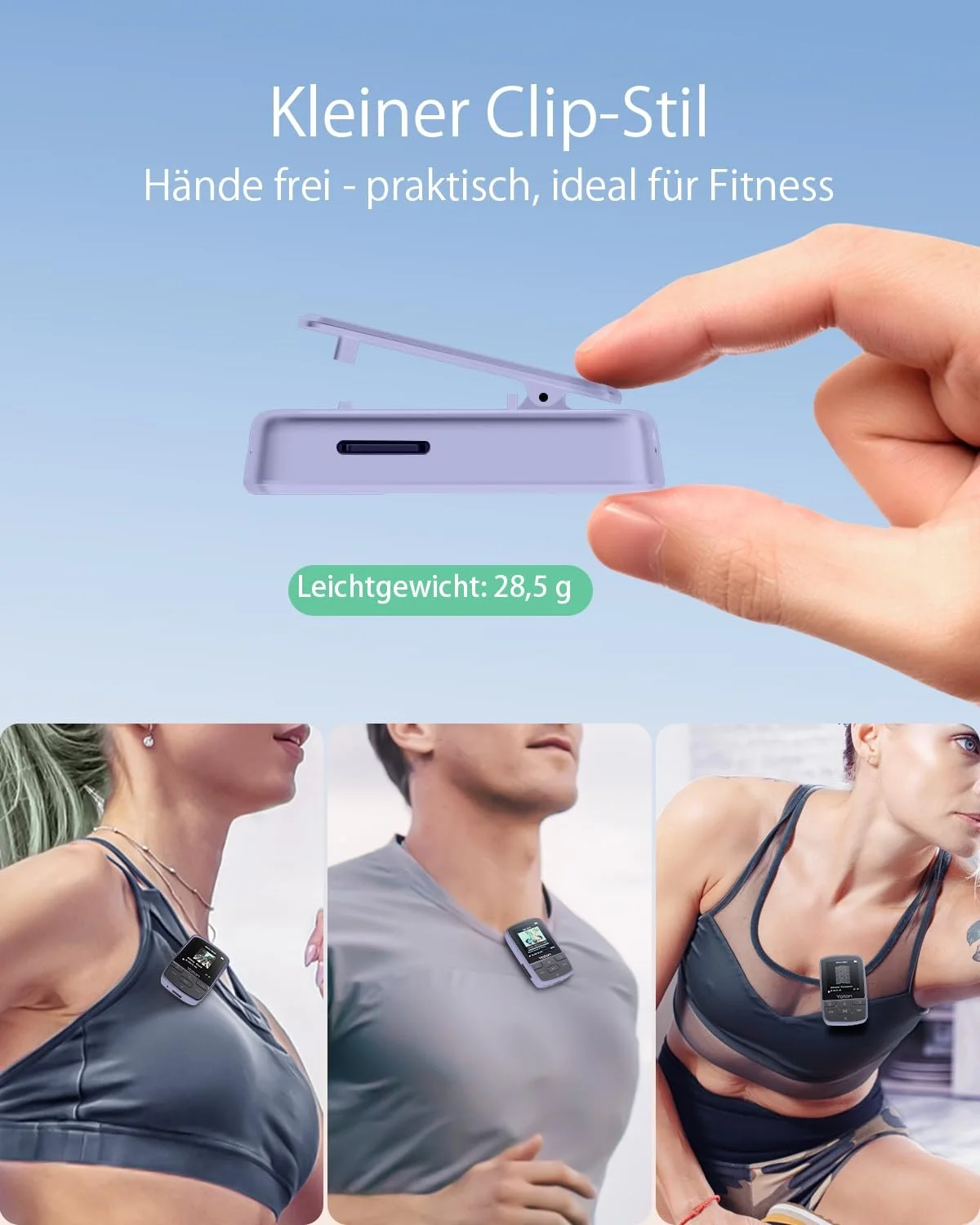 MP3 плеер YOTON 64GB Фиолетовый, фото №3