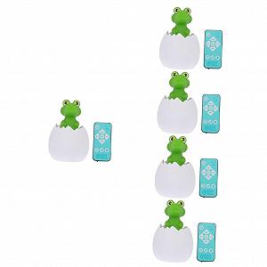 Светильник Housoutil Pack of 5 ночник Animal Model Настольная лампа Светодиодный Силиконовый Индукционный Сенсорный Виниловый 3D - Фото 1