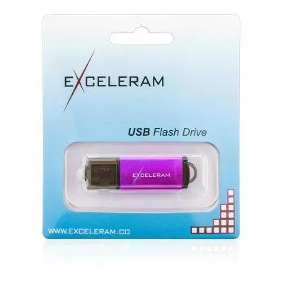 USB флеш-накопитель Exceleram 128GB A3 Series Purple USB 3.1 Gen 1 EXA3U3PU128, фото №2
