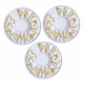 Наклейки для ногтей Знаки зодиака 3 коробки, стразы для ногтей, украшения для ногтей, китайский зодиак, знаки зодиака, стразы для ногтей для сверления ногтей - Фото 1