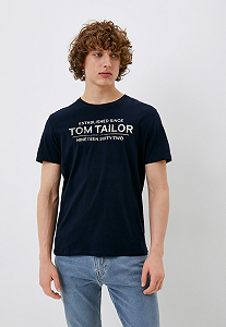 Футболка Tom Tailor 1031877-10302 Tёмно-синий XL - Фото 1
