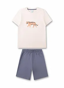 Короткая пижама Sanetta Бежевый - Фото 1