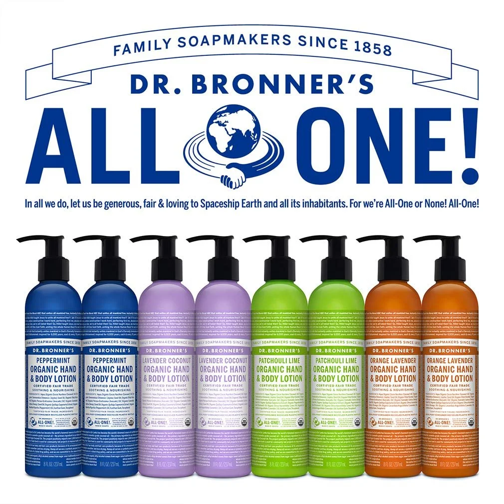 Лосьйон для тіла Dr. Bronner's Lavender and Coconut, 237 мл, фото №6