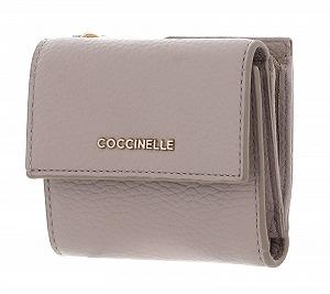 Кошелек Coccinelle Metallic Soft Зернистая кожа Пудрово-розовый, Пудрово-розовый, Современный - Фото 1