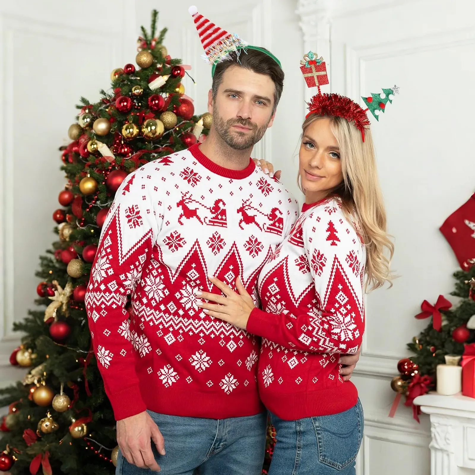 Обруч Рождественские олени, 3 шт., фото №4 Обруч Рождественские олени, 3 шт., фото №4