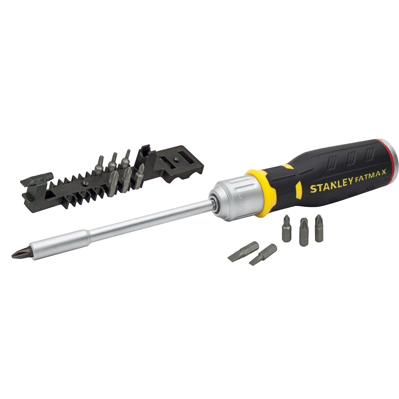 Отвертка Stanley FatMax FMHT0-62690 с трещоткой, LED-фонариком, 12 насадок, фото №1 Отвертка Stanley FatMax FMHT0-62690 с трещоткой, LED-фонариком, 12 насадок, фото №1