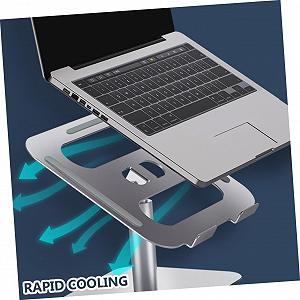 Підставка для ноутбука Holibanna Портативна, складана, регульована по висоті, ергономічна постава, повітропроникна конструкція для розсіювання тепла synthetic.ua - Фото 1