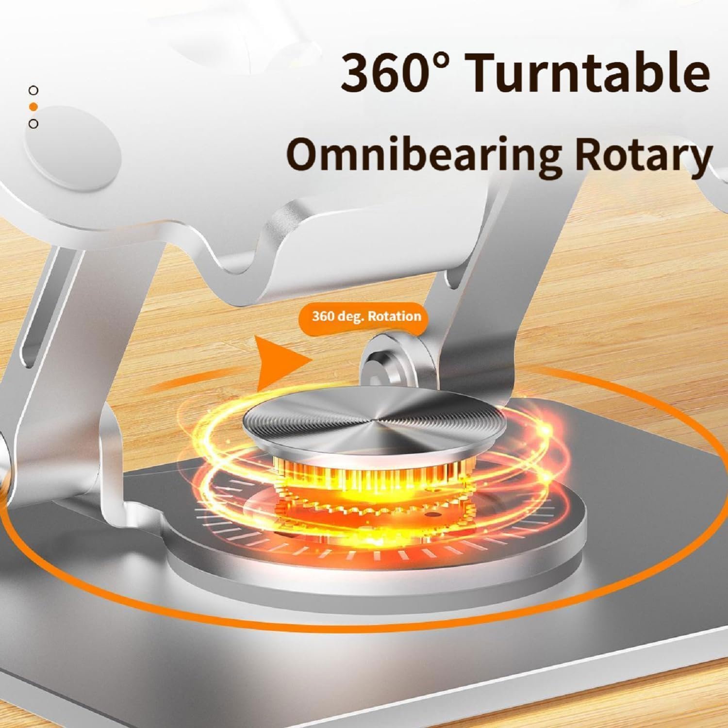 Подставка для ноутбука Rotiva Вращающаяся с вращающимся основанием 360

градусов, подставка для планшета 360

градусов, вращающаяся, складная алюминиевая подставка для планшета, регулируемый держатель для планшета, ноутбуков, мобильного телефона, фото №4