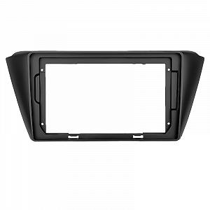 Переходная рамка Lesko 9 Skoda Fabia 2014-2021 Черный (9300-37911) - Фото 1