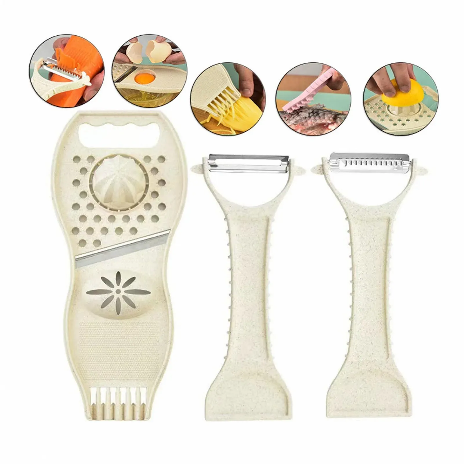 Ручна овочерізка для кухні, для овочів, з нековзною ручкою, фото №6