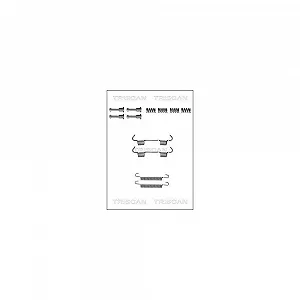 Комплект аксессуаров, тормозные колодки стояночного тормоза TRISCAN 8105 112583 задняя ось - Фото 1