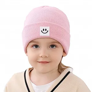 Вязаная детская шапка Vobozeany для девочек, теплая зимняя - Фото 1