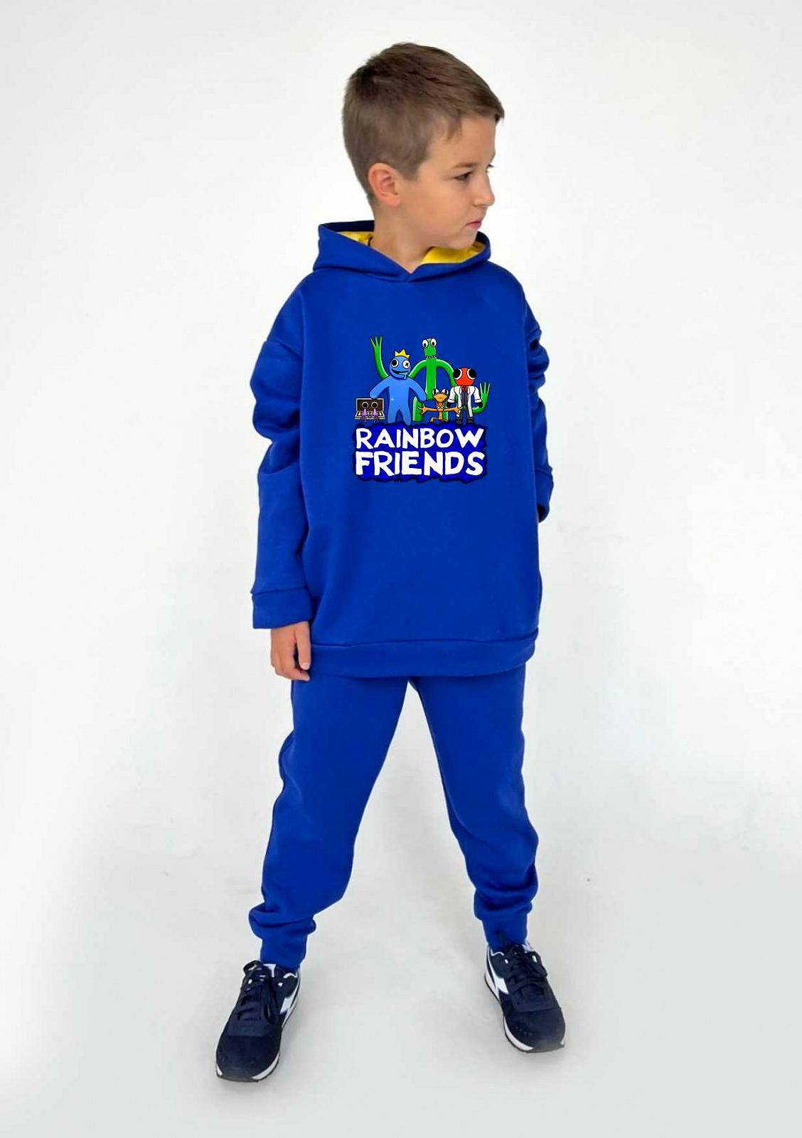 Спортивный костюм на флисе Poppy Playtime Rainbow Friends Синий, фото №1