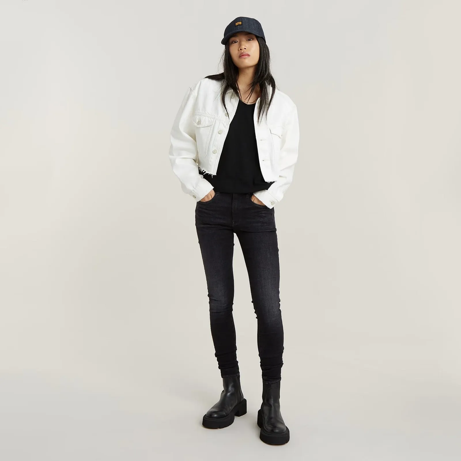 Жіночі джинси G‑STAR RAW 3301 Skinny Wmn Elto Black Superstretch - 29, фото №3 Жіночі джинси G‑STAR RAW 3301 Skinny Wmn Elto Black Superstretch - 29, фото №3