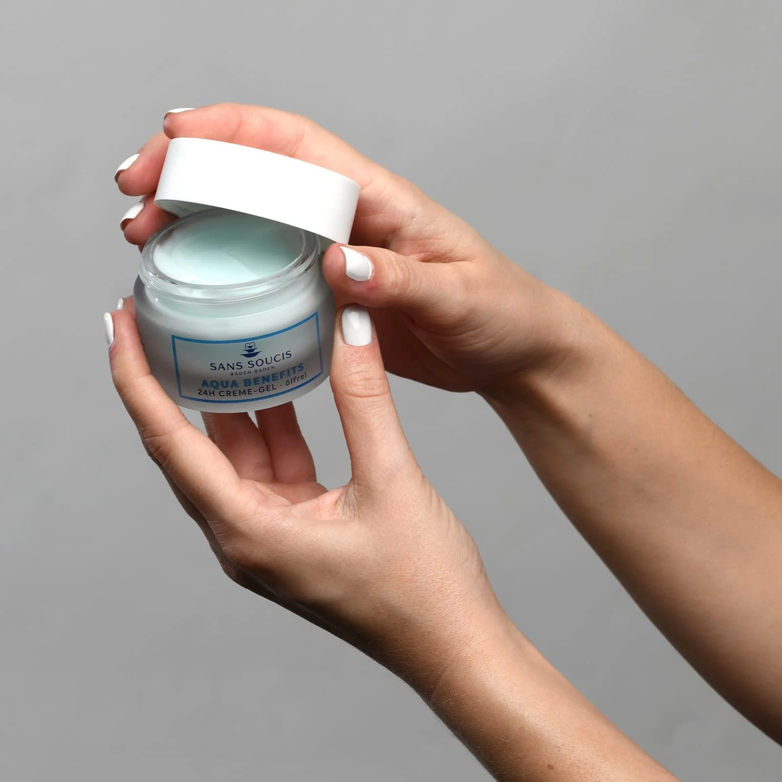 Крем-гель для обличчя Sans Soucis Face Care Aqua Benefits 24h зволожуючий без олій 50 мл, фото №3