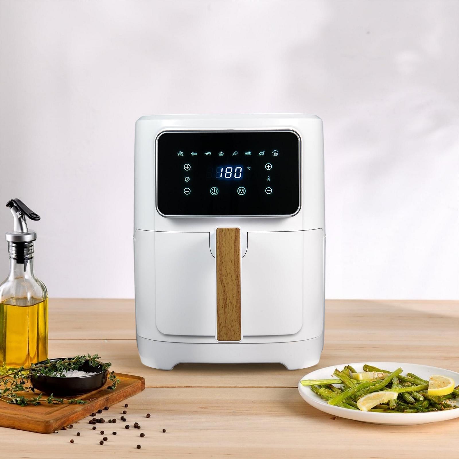 Мультипечь BERGNER Naturally PFAS-free 1800 Вт 6.9 л 8 программ керамическое покрытие 80-200 °C таймер 30 мин, фото №8 Мультипечь BERGNER Naturally PFAS-free 1800 Вт 6.9 л 8 программ керамическое покрытие 80-200 °C таймер 30 мин, фото №8