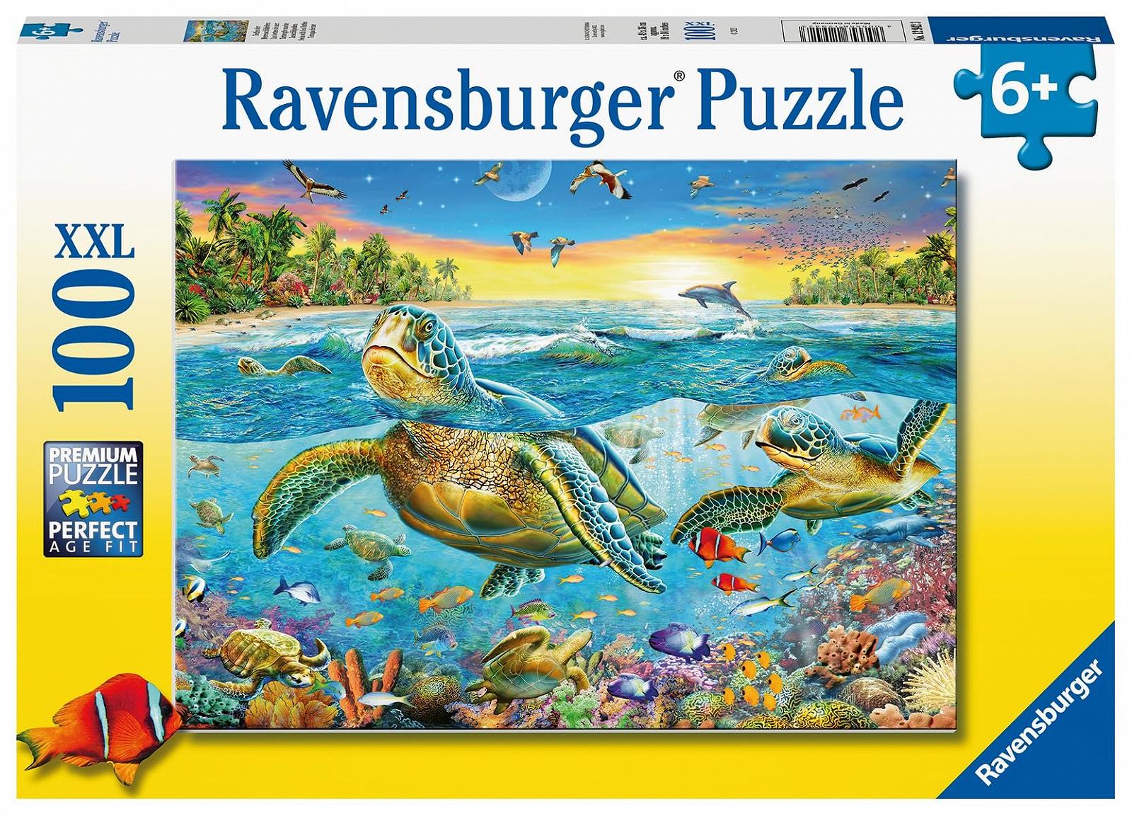 Пазл Ravensburger 12942 Fish Sea Turtles 100 элементов XXL разноцветный, фото №2