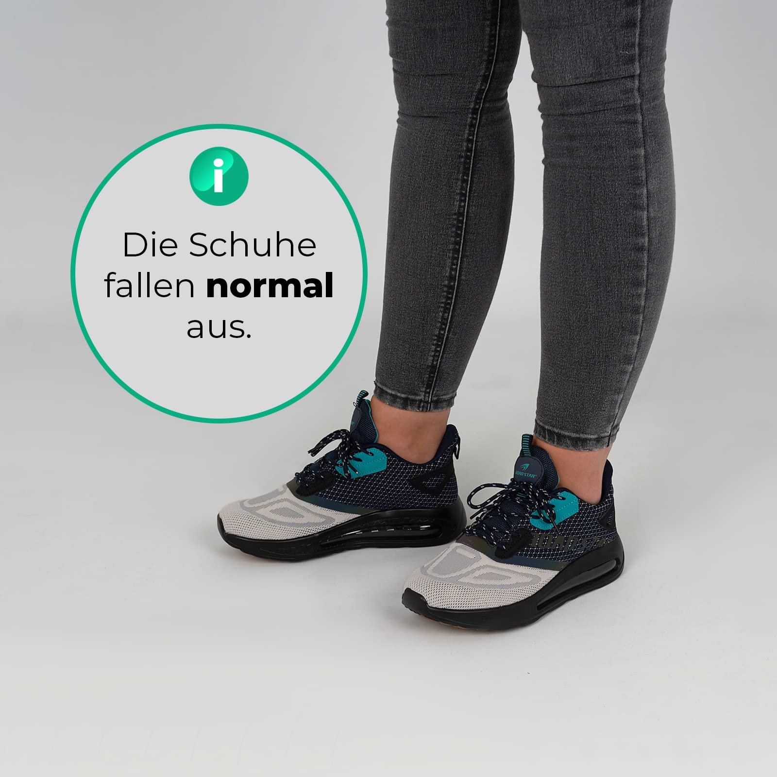 Кроссовки Fusskleidung® Унисекс Спортивная обувь с амортизацией Легкие беговые кроссовки, фото №7