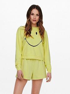 Світшот ONLSMILEY LIFE L/S SWT 15232823 Sunshine-SMILEY ONLY Жовтий M - Фото 1