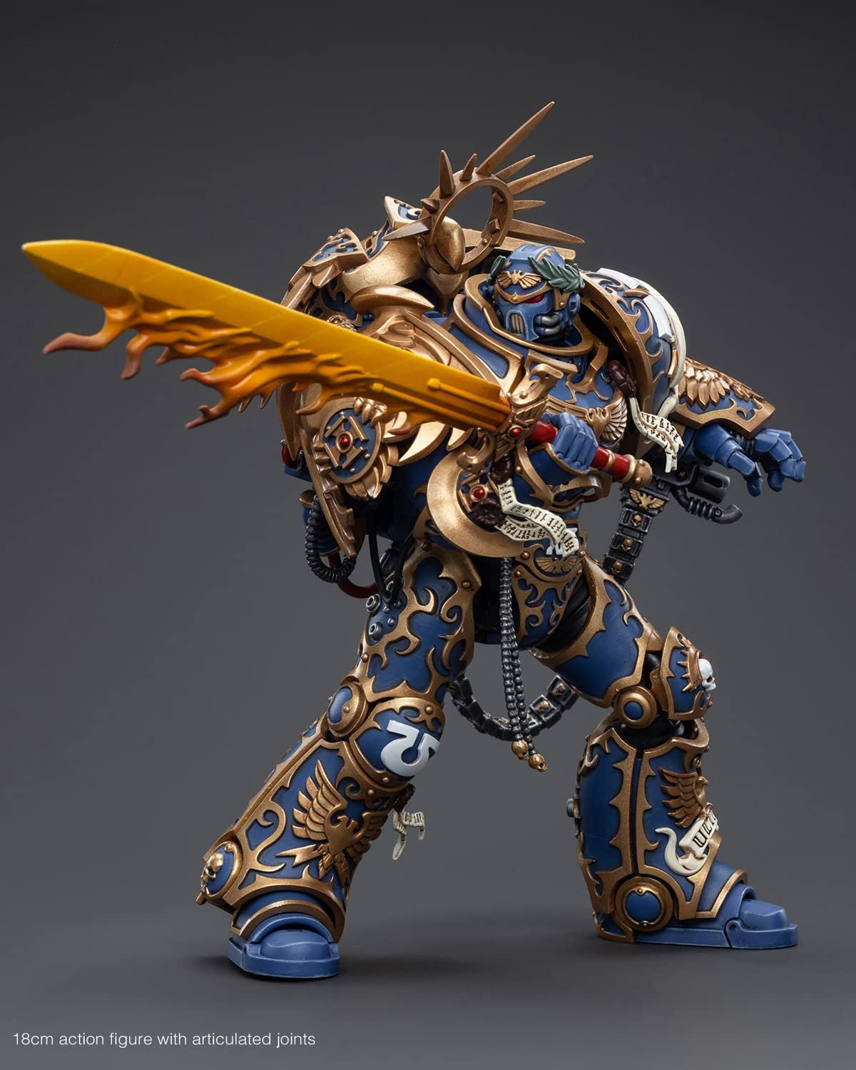 Фигурка JoyToy GW 40K Ultramarine Primarch Roboute Guilliman 1:18, 16 см, фото №7