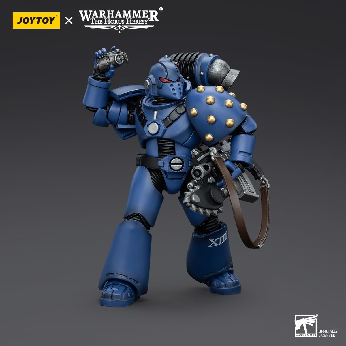 Фигурка Legionary with Chainblade JOYTOY Warhammer 40k: Ultramarines MKVI Tactical Squad в масштабе 1:18, фото №4