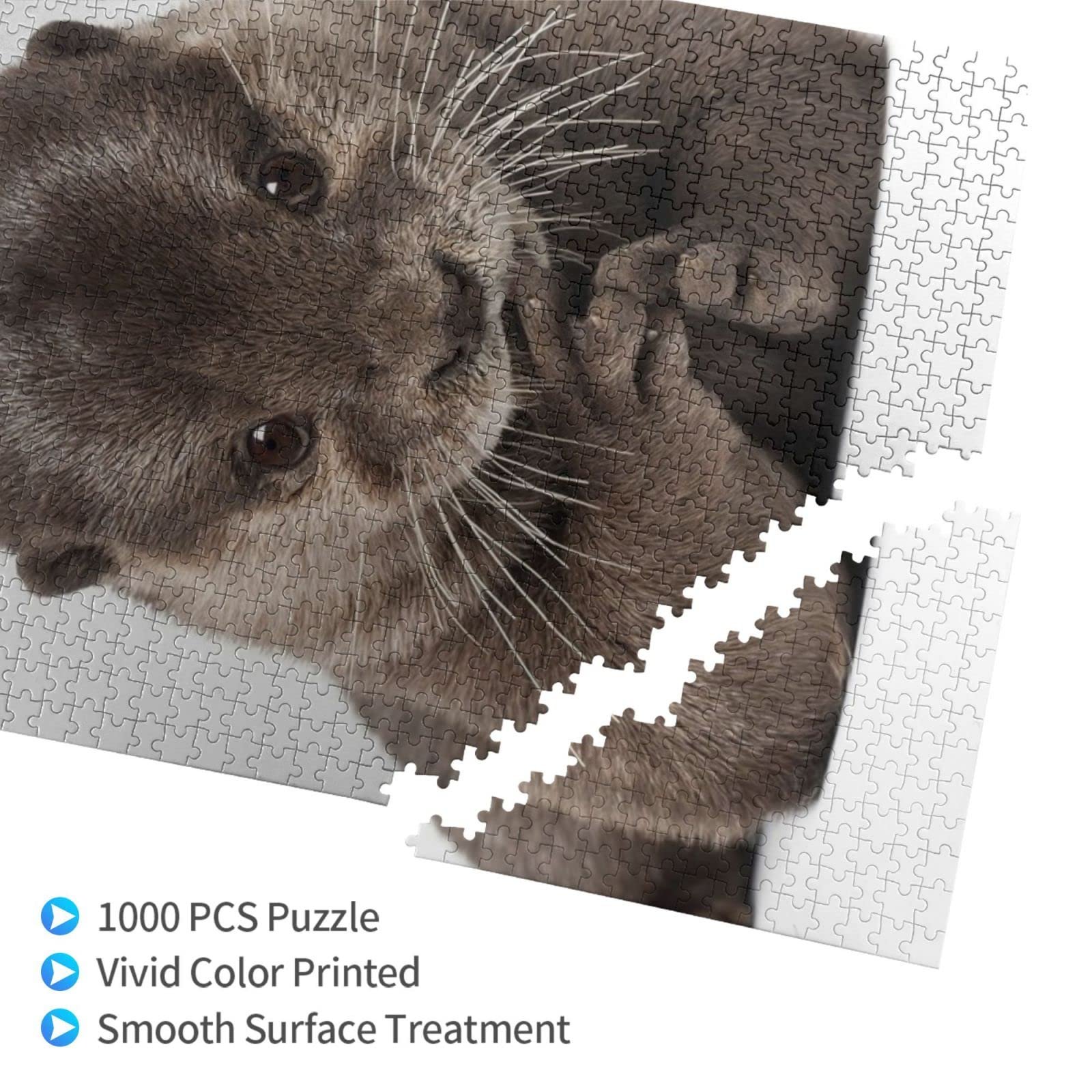 Пазл Cute Otter 1000 элементов для взрослых и детей, фото №3