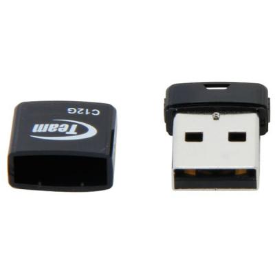 USB флеш-накопитель Team 16gb C12G Black USB 2.0 TC12G16GB01, фото №4