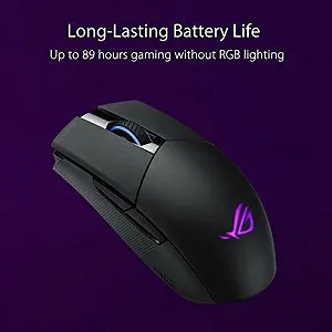 Беспроводная мышь ASUS ROG Strix Impact II Wireless / радиоканал 2.4 ГГц / 16000 DPI / 5 кнопок / Black цена на synthetic.ua - Фото 1 Беспроводная мышь ASUS ROG Strix Impact II Wireless / радиоканал 2.4 ГГц / 16000 DPI / 5 кнопок / Black synthetic.ua - Фото 1