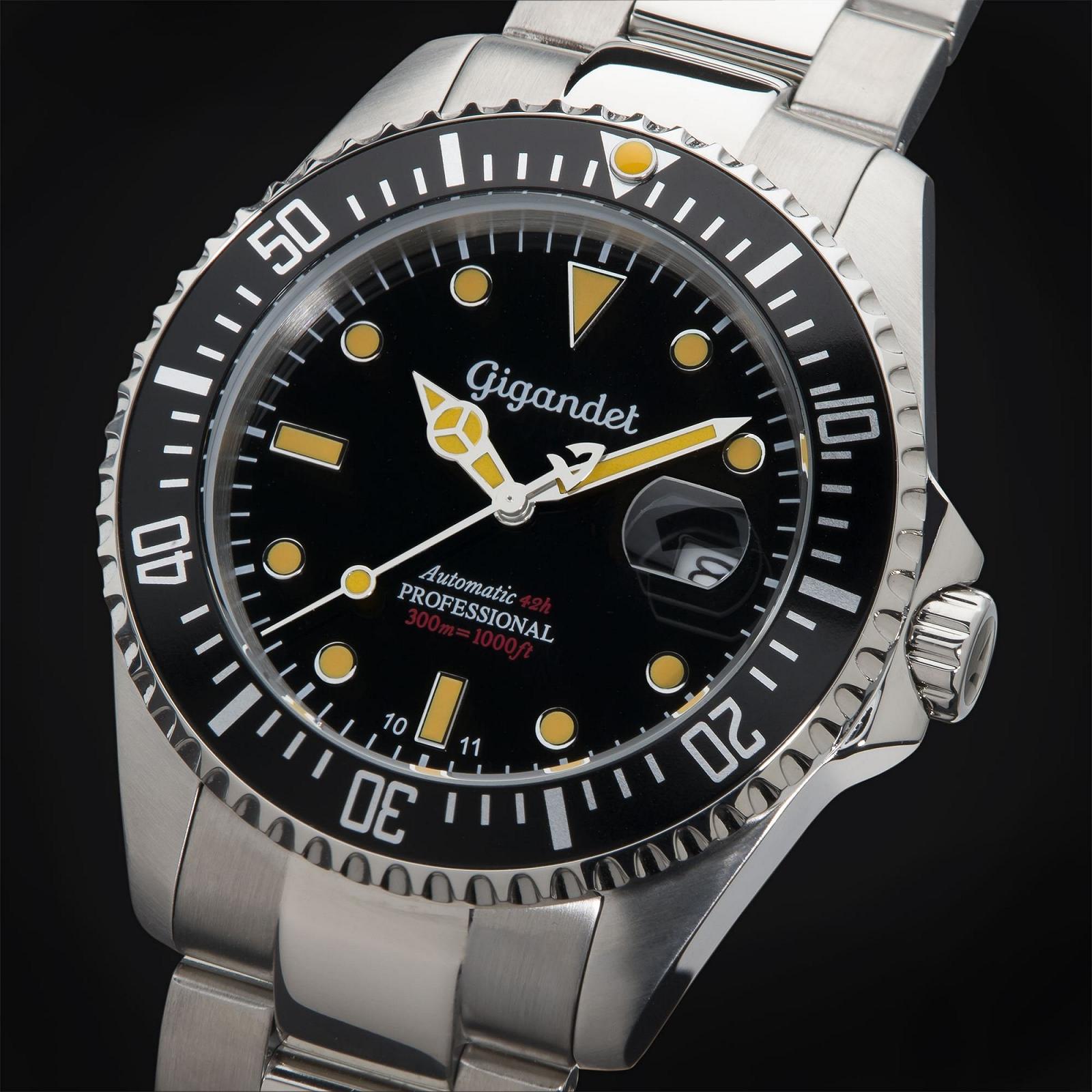 Годинник для дайвінгу Gigandet Sea Ground Vintage Automatic Чоловічий Аналоговий Чорний Сріблястий G2-007, фото №7
