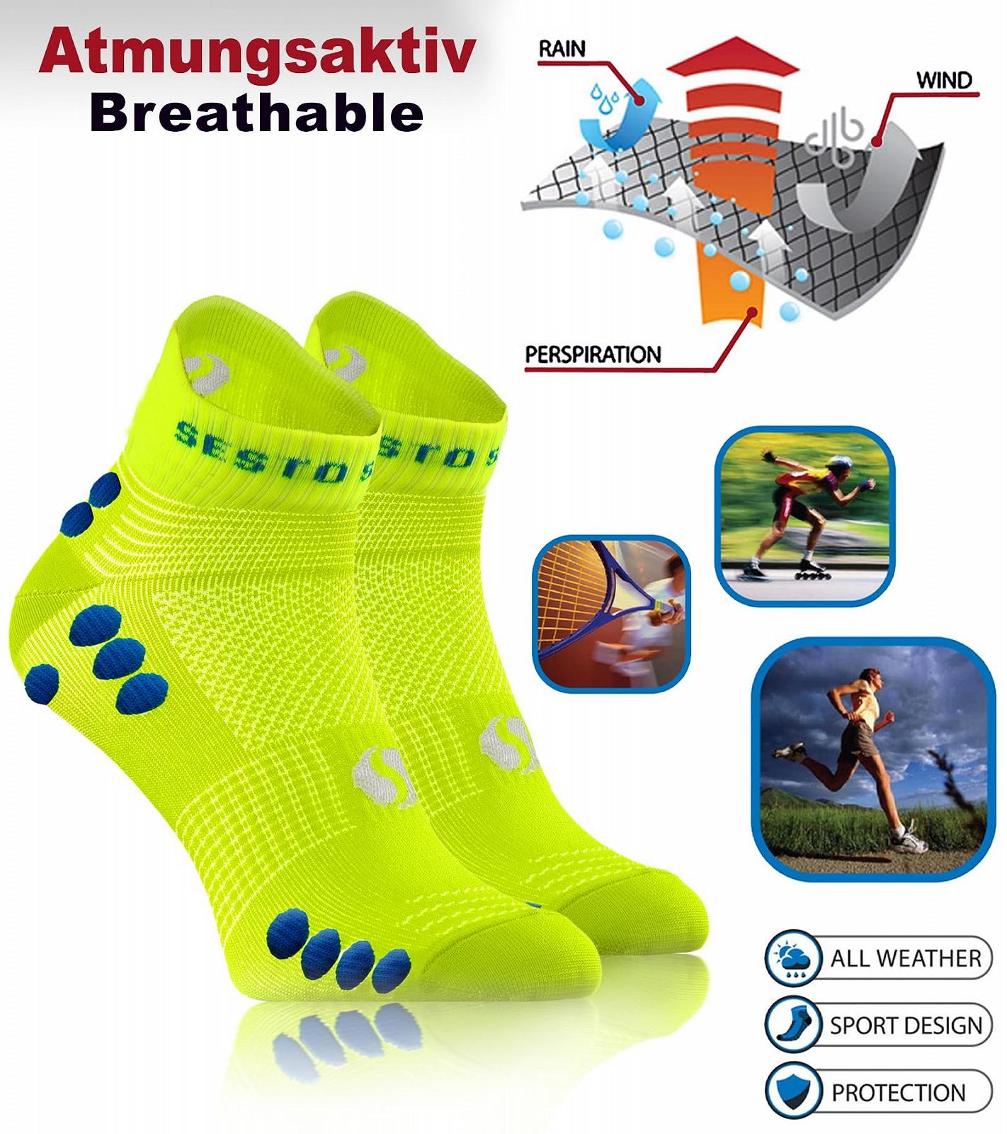 Шкарпетки Sesto Senso Спортивні Короткі Водовідштовхувальні, 3 пари, фото №4