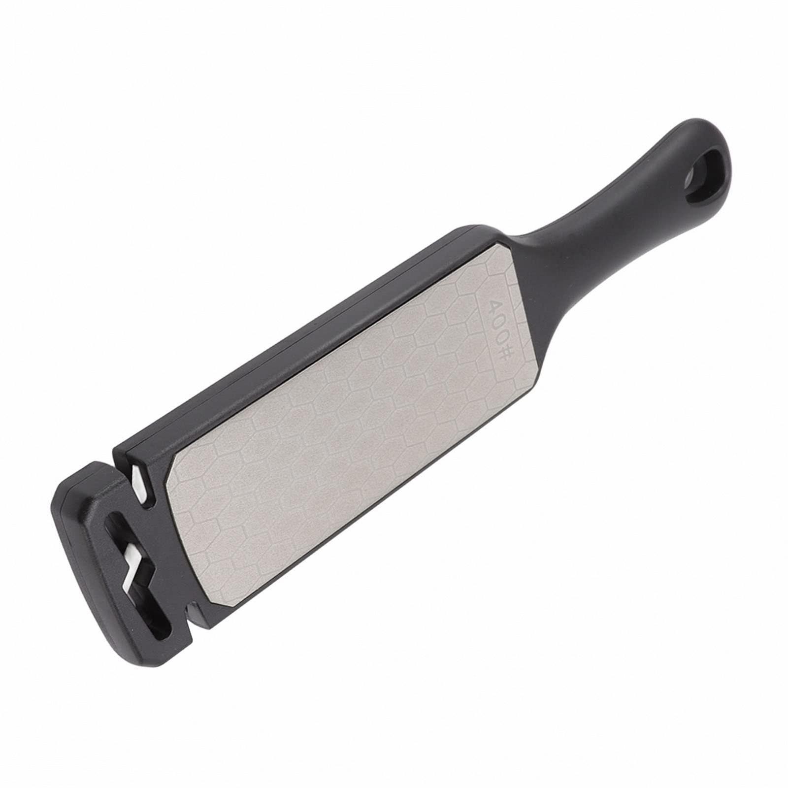 Точильный камень двухсторонний наждачный с отверстием для подвешивания Black, фото №7