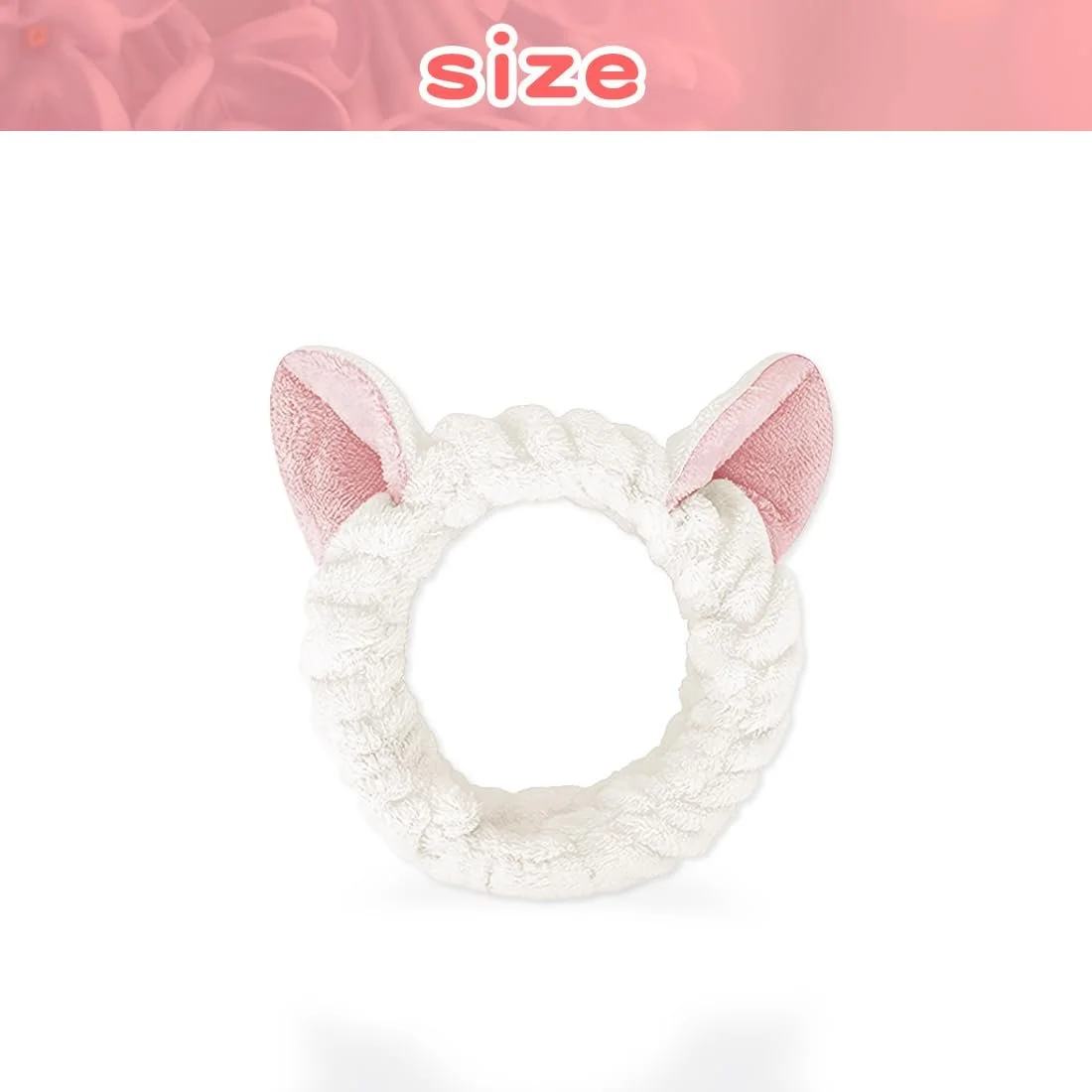 Пов'язка FUKPO Вушка кролика Сірий, Білий, фото №4 Пов'язка FUKPO Вушка кролика Сірий, Білий, фото №4