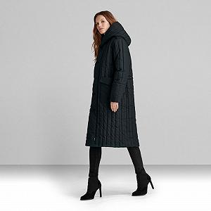 Женская куртка G‑Star Long Puffer Vertical Quilted Jacket - L synthetic.ua - Фото 1