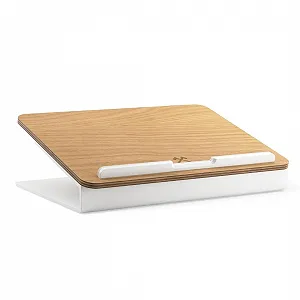 Подставка для ноутбука Woodcessories Wood Совместима с 10 - 16 дюймовыми MacBook, эргономичная подставка для ноутбука из дуба - Фото 1