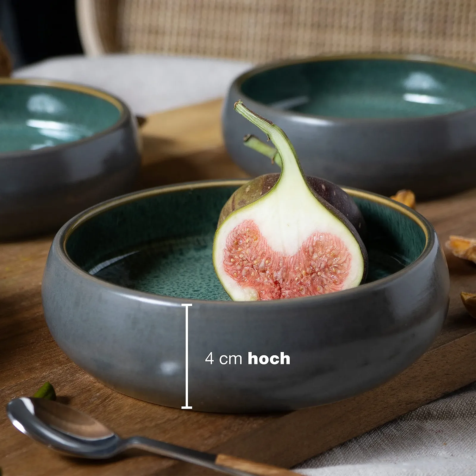 Миска Moritz & Moritz Solid 4 x Маленькая миска 300 мл Каминная керамика для десерта, фото №5 Миска Moritz & Moritz Solid 4 x Маленькая миска 300 мл Каминная керамика для десерта, фото №5