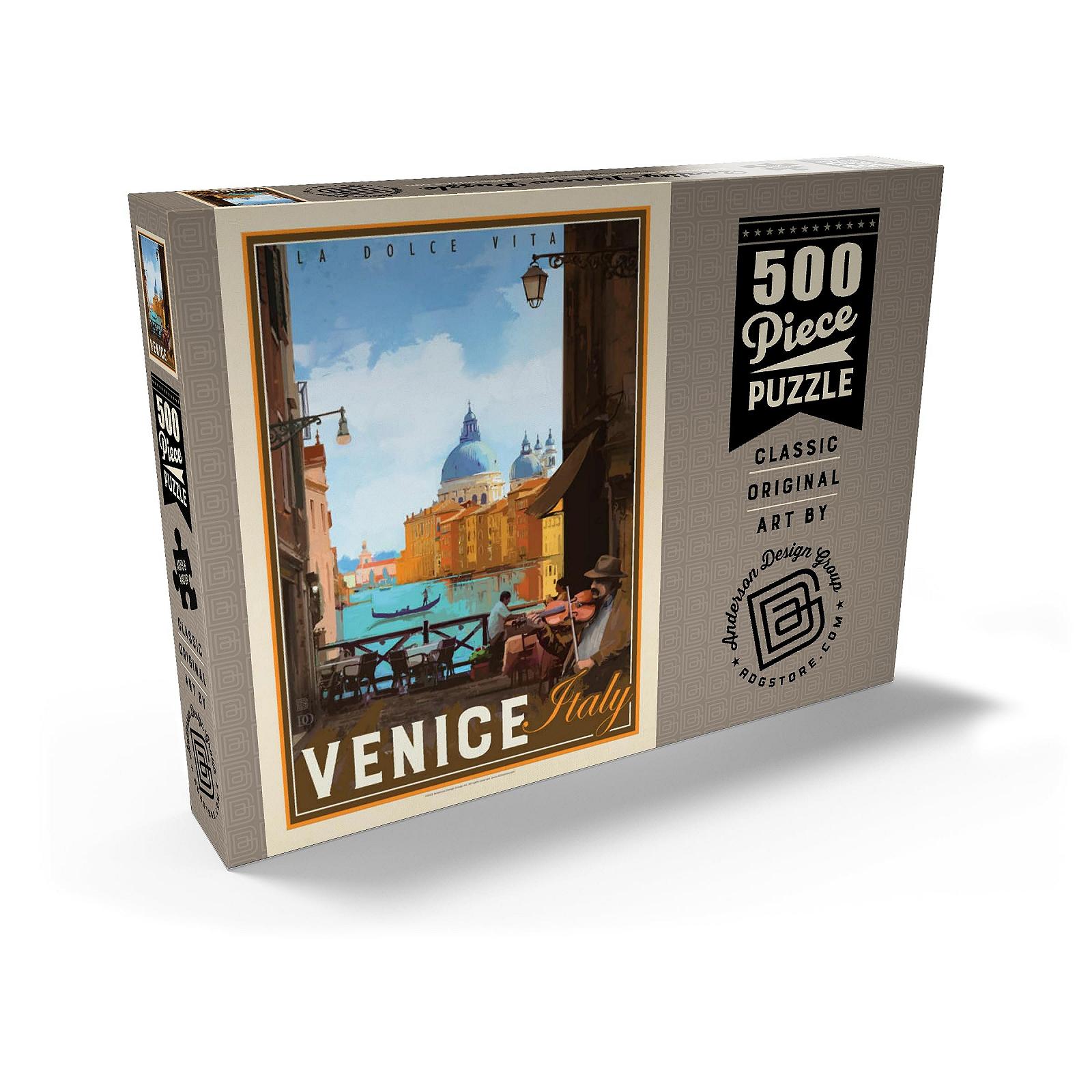 Пазл MyPuzzle Special Collection by Anderson Design Group Italy, Venice: La Dolce Vita, Vintage Poster 500 элементов, фото №2 Пазл MyPuzzle Special Collection by Anderson Design Group Italy, Venice: La Dolce Vita, Vintage Poster 500 элементов, фото №2