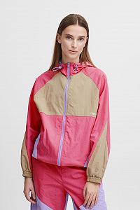 Женская ветровка THEJOGGCONCEPT JCFLORA Переходная куртка Дождевик с эластичным капюшоном и высоким воротником synthetic.ua - Фото 1