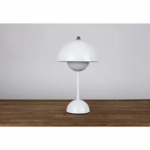 Настільна лампа BURI Wireless Metal LED Touch USB 18х30 см Mushroom - Фото 1