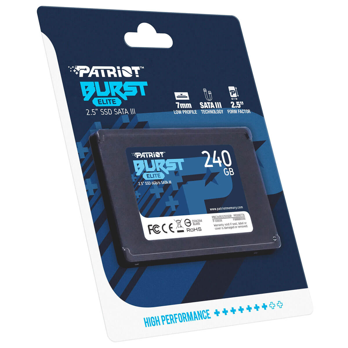 SSD накопичувач Patriot Burst Elite 240GB (PBE240GS25SSDR), фото №5
