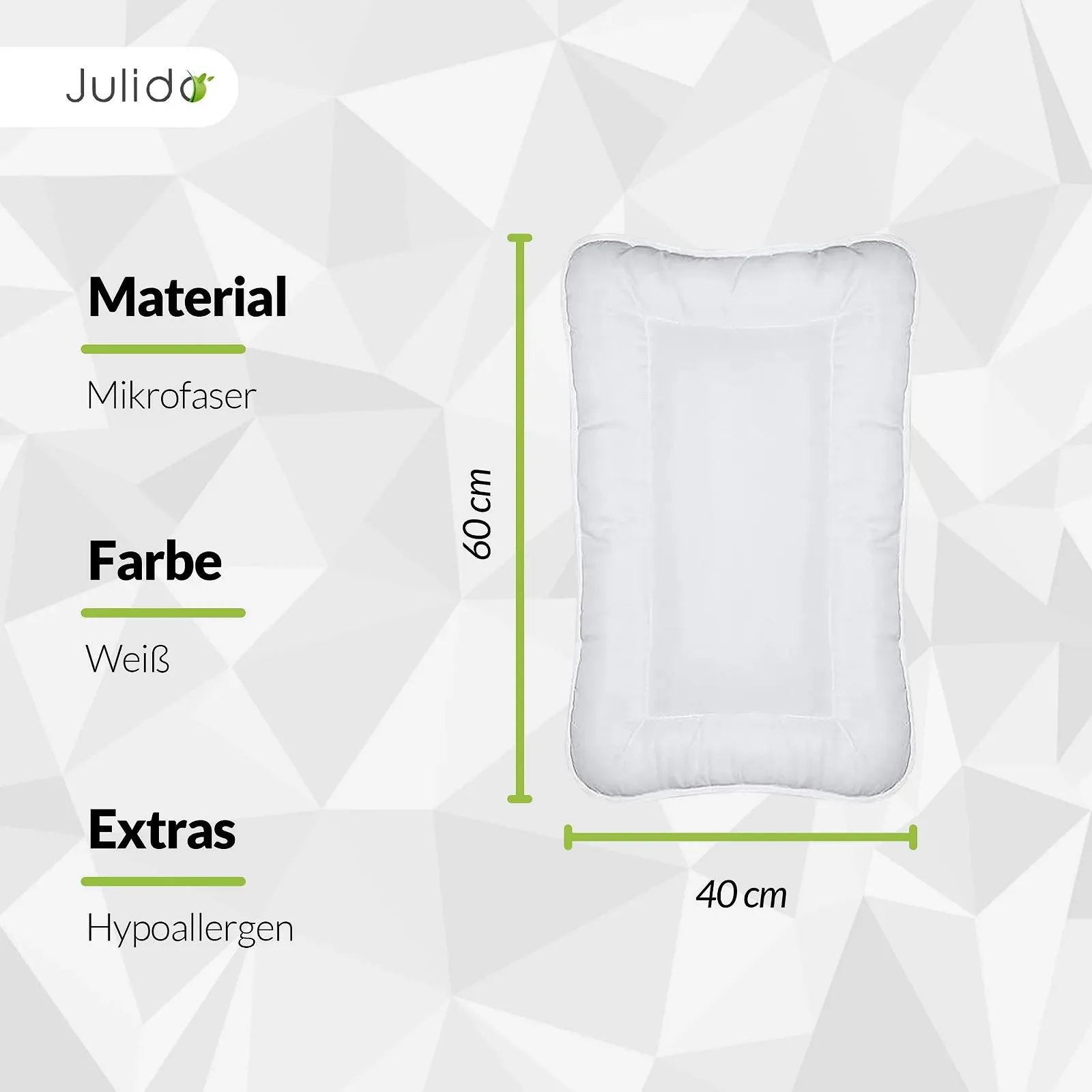 Комплект детского одеяла Julido 4 Seasons, детское одеяло 100 x 135 см с наполнителем 150 г + 300 г и подушка 40 x 60 см с наполнителем 200 г, фото №5 Комплект детского одеяла Julido 4 Seasons, детское одеяло 100 x 135 см с наполнителем 150 г + 300 г и подушка 40 x 60 см с наполнителем 200 г, фото №5