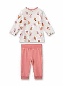 Піжама Sanetta для дівчаток Бежевий ціна на synthetic.ua - Фото 1 Піжама Sanetta для дівчаток Бежевий synthetic.ua - Фото 1