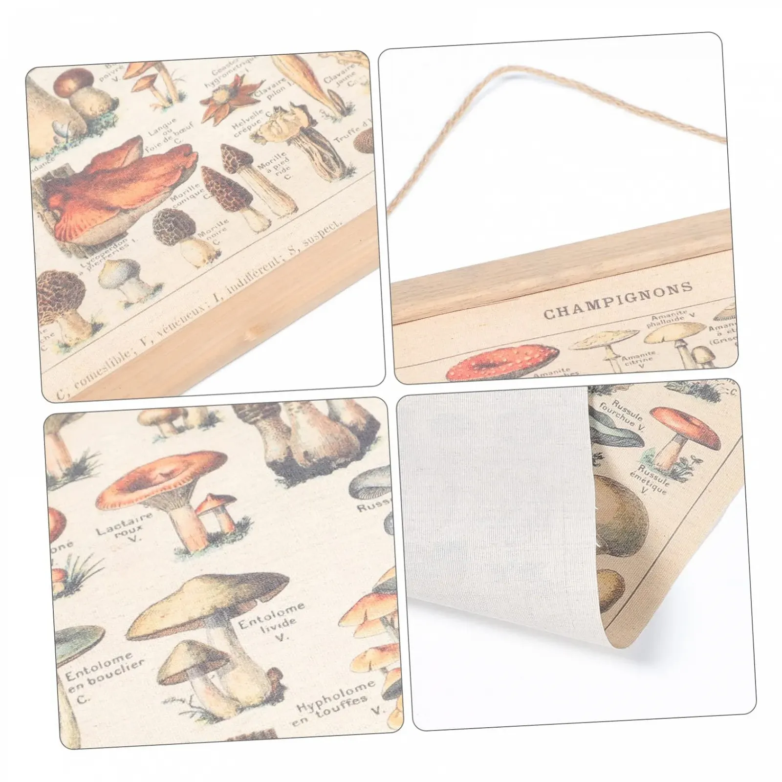 Підвісна картина ERINGOGO Грибний візерунок Ретро Філігранний дизайн, фото №4 Підвісна картина ERINGOGO Грибний візерунок Ретро Філігранний дизайн, фото №4