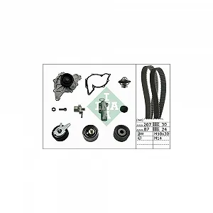 Водяной насос + комплект ремня ГРМ INA 530 0539 30 AUDI SKODA VW - Фото 1