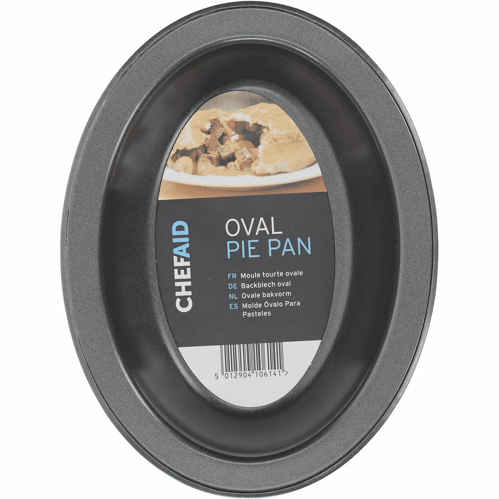 Форма для пирога Chef Aid овальная с антипригарным покрытием, фото №1